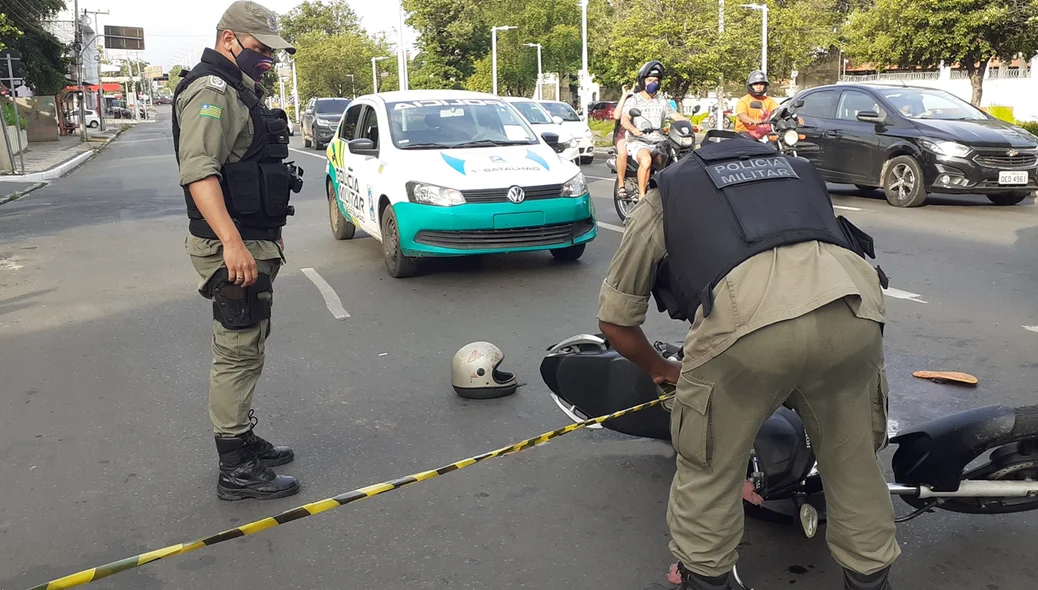 Polícia Militar atendeu a ocorrência no local