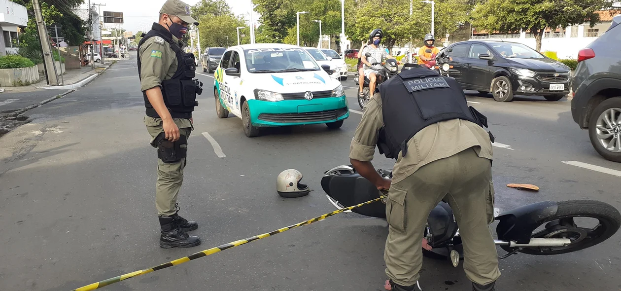 Polícia Militar atendeu a ocorrência no local