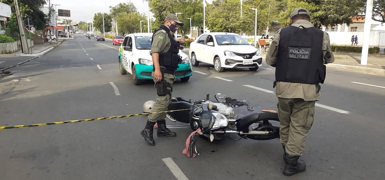 Policiais do 1º batalhão isolaram a área
