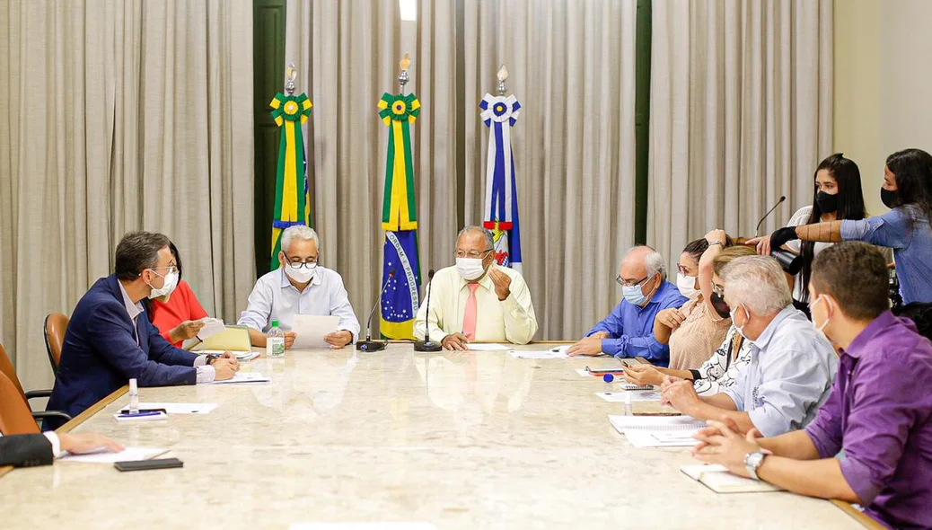 Reunião entre Dr. Pessoa e representantes da Equatorial Piauí