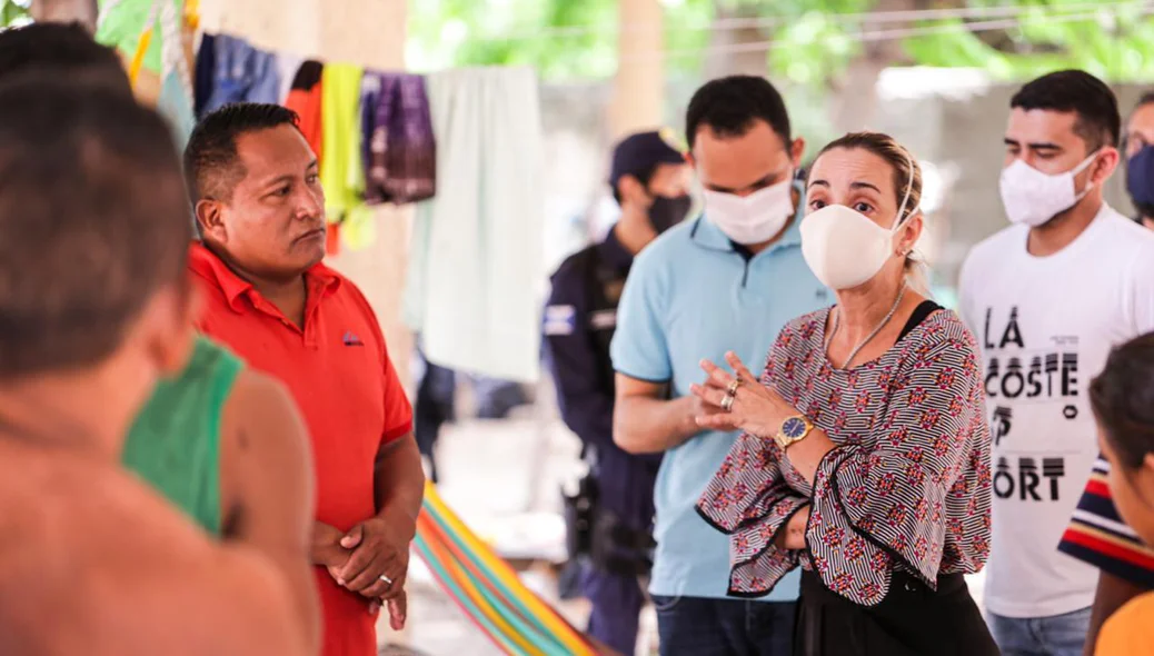 Secretaria de Assistência Social visita abrigos de venezuelanos