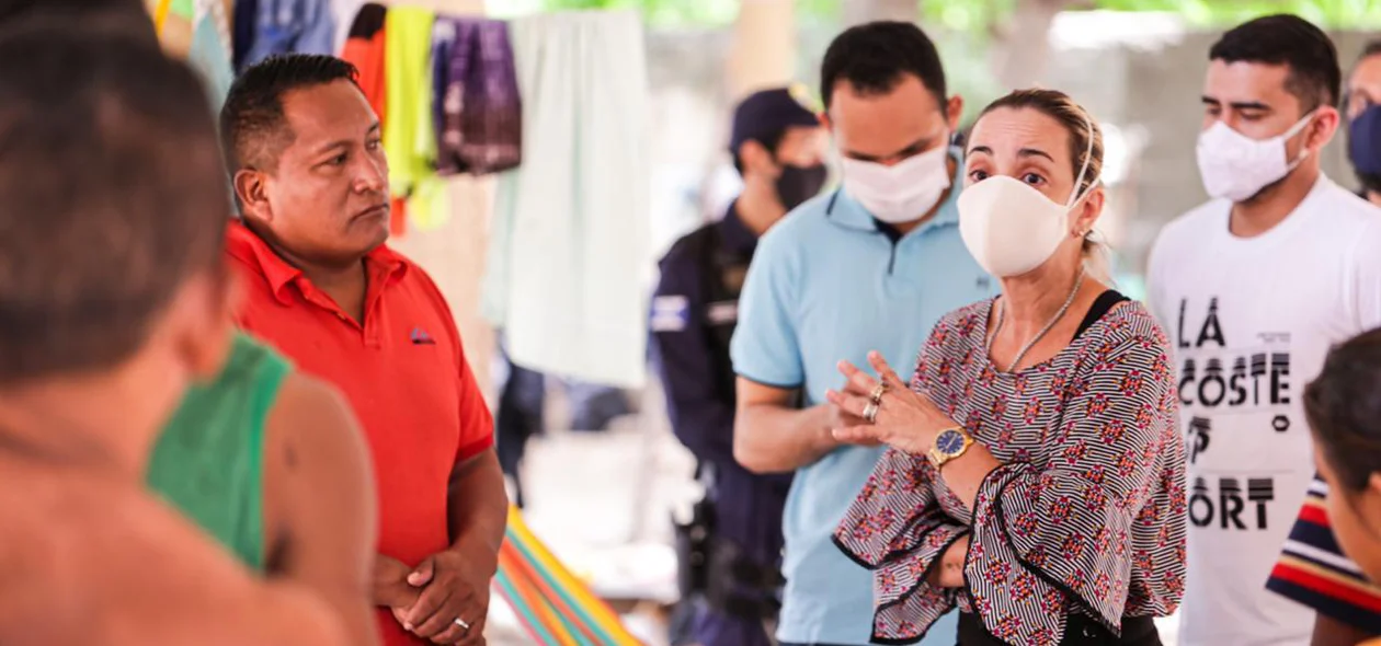 Secretaria de Assistência Social visita abrigos de venezuelanos