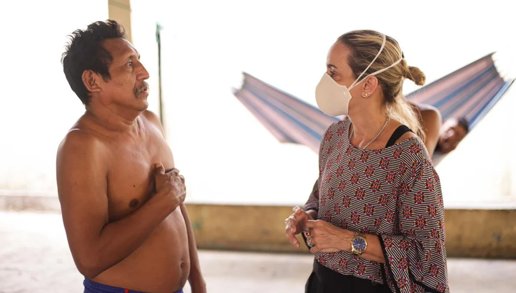 Secretaria de Assistência Social visita abrigos de venezuelanos em Teresina