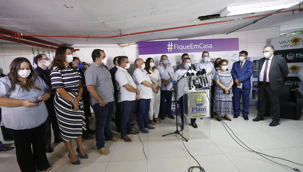 Solenidade de início da imunização contra covid-19 no Piauí