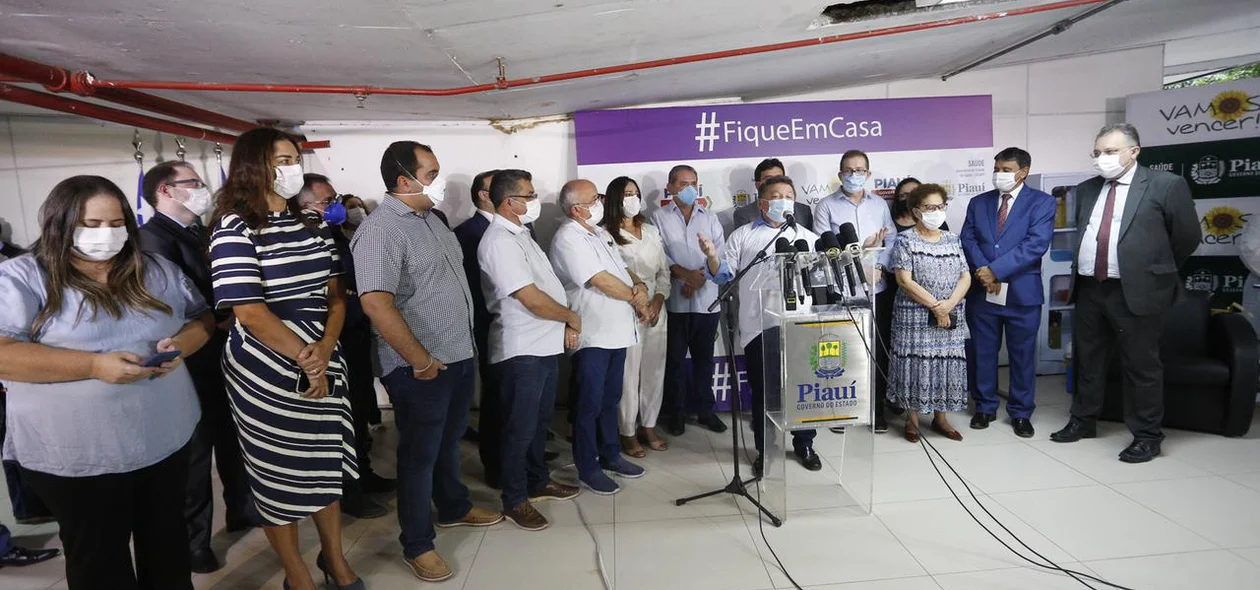 Solenidade de início da imunização contra covid-19 no Piauí