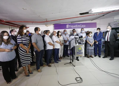 Solenidade de início da imunização contra covid-19 no Piauí