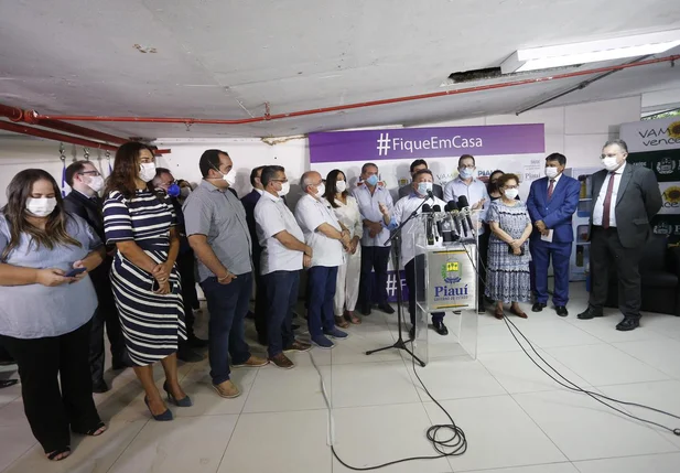 Solenidade de início da imunização contra covid-19 no Piauí