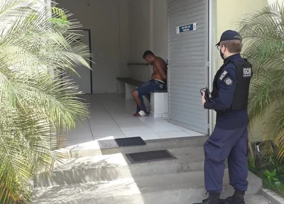 Suspeito foi preso pela Guarda Municipal