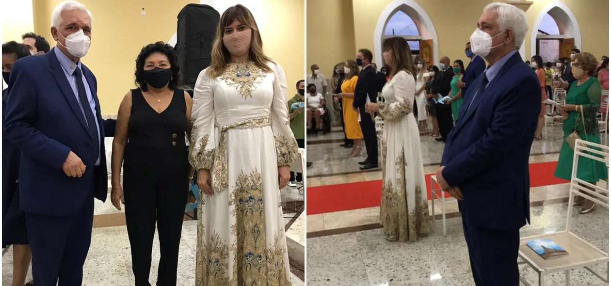 Themístocles prestigia Posse da Esposa em Esperantina