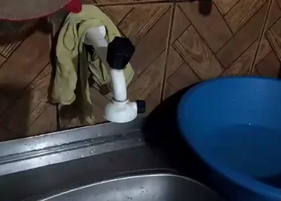 Torneira sem água
