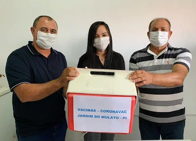Vacinas chegaram em Jardim do Mulato nesta quarta