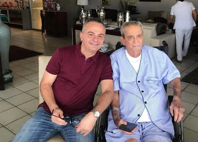Valter Alencar com o pai
