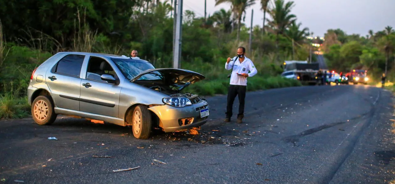 A colisão ocorreu na PI 130