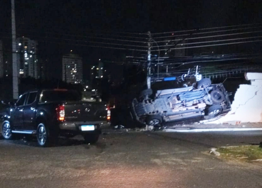Acidente ocorreu na noite dessa quarta-feira