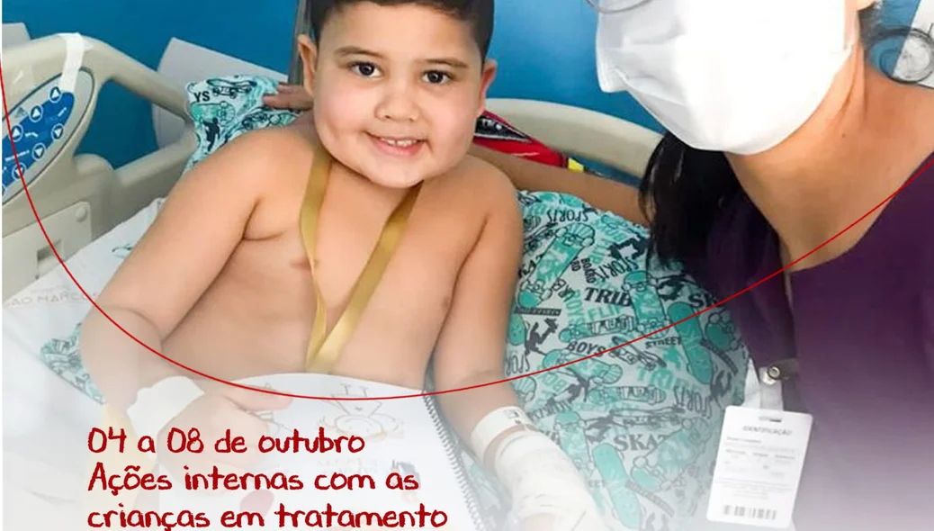 Ações Internas com as crianças em tratamento