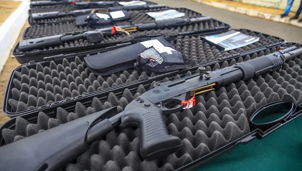Armas recebidas pelo 15 BPM
