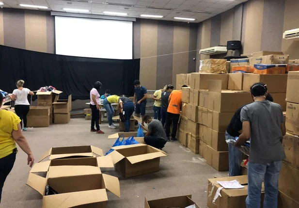 Bazar beneficente Receita Federal