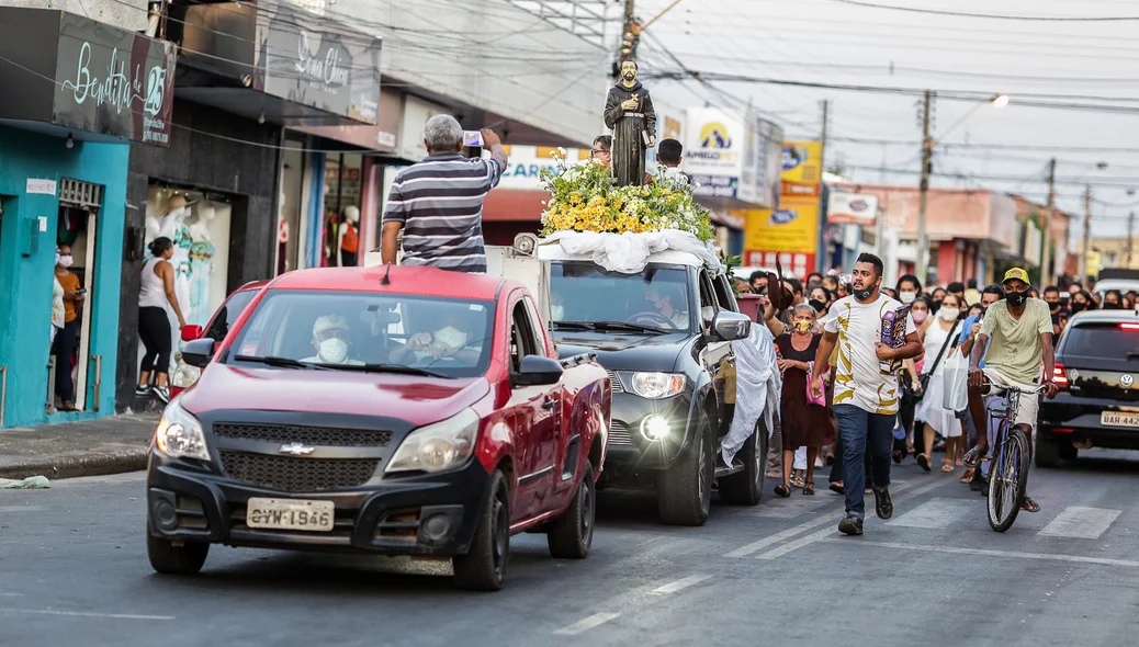 Carreata em homenagem a São Francisco