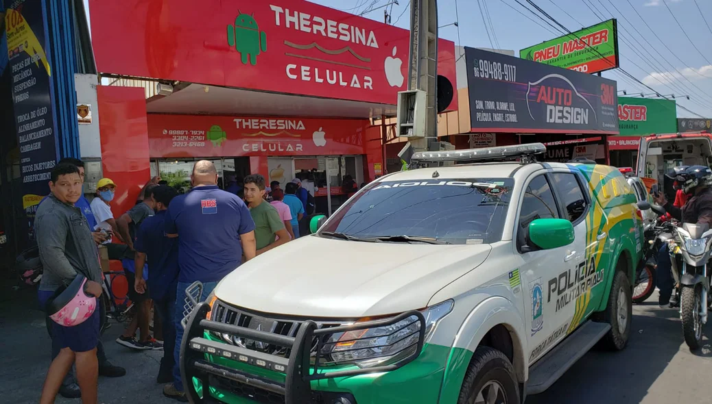Caso aconteceu em uma loja de celulares na Avenida Miguel Rosa