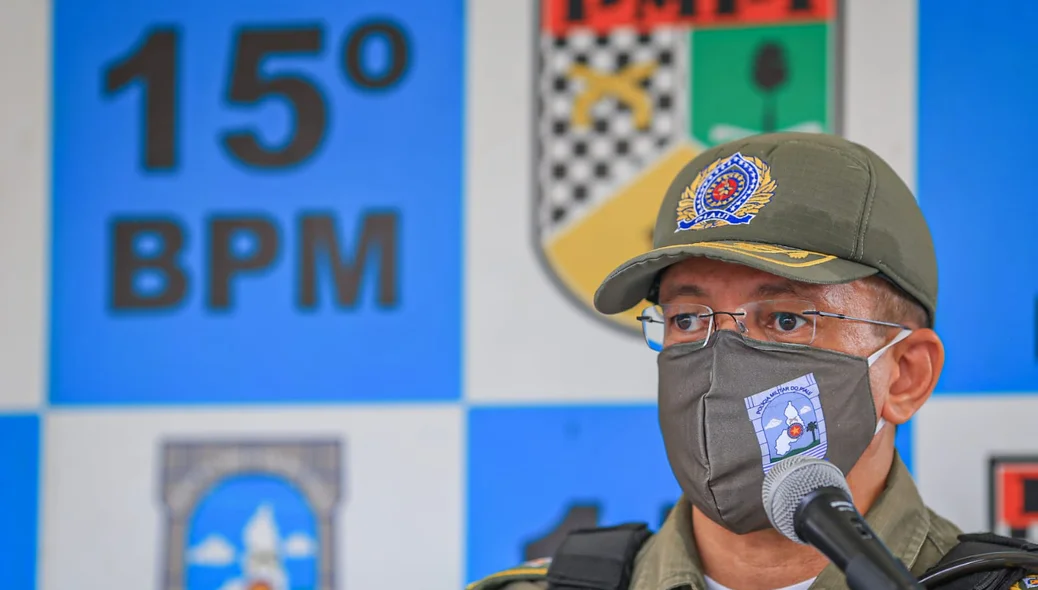 Comandante do 15º BPM, Major Etevaldo