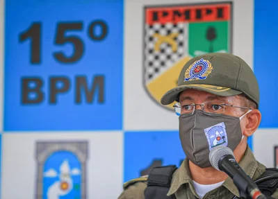 Comandante do 15º BPM, Major Etevaldo