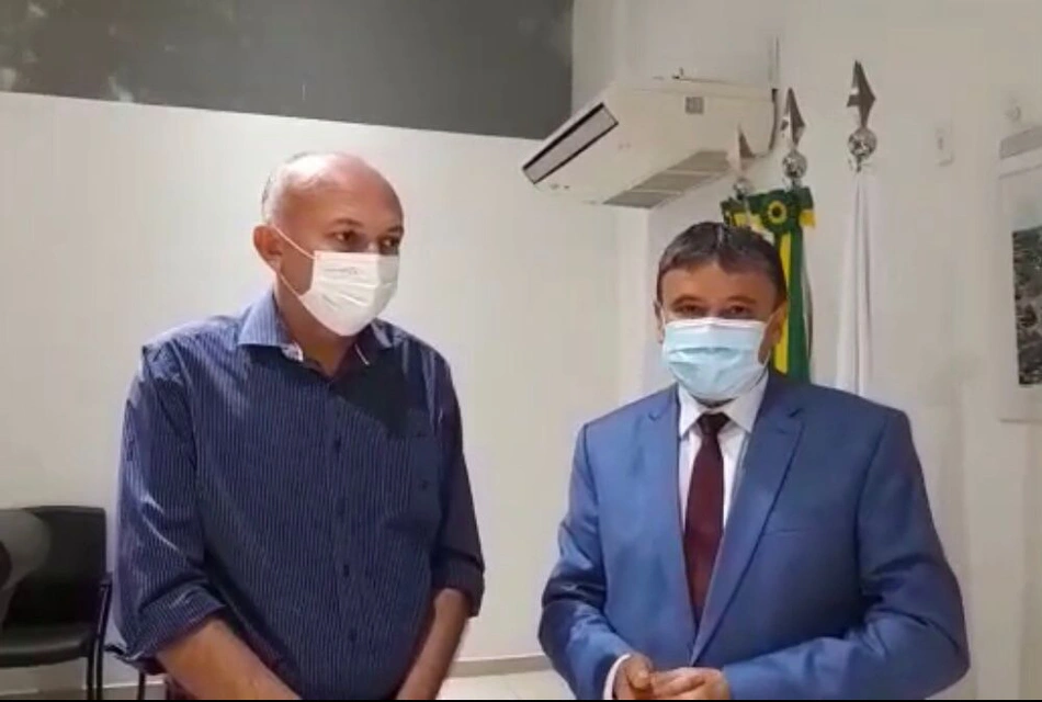 Deputado Warton Lacerda e governador Wellington Dias