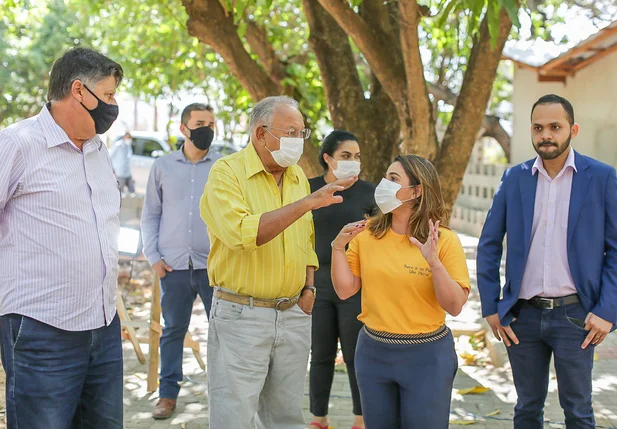 Dr. Pessoa e Elisabeth Sá visitam novo parque