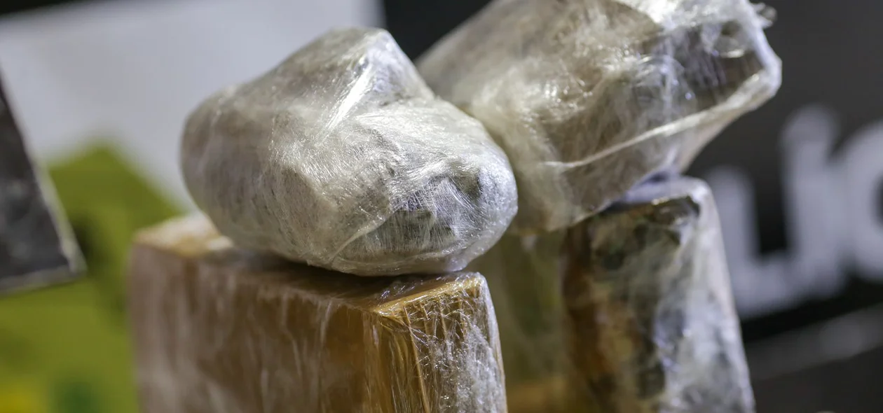 Droga apreendida na cidade de Teresina