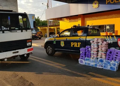 Droga apreendida pela PRF