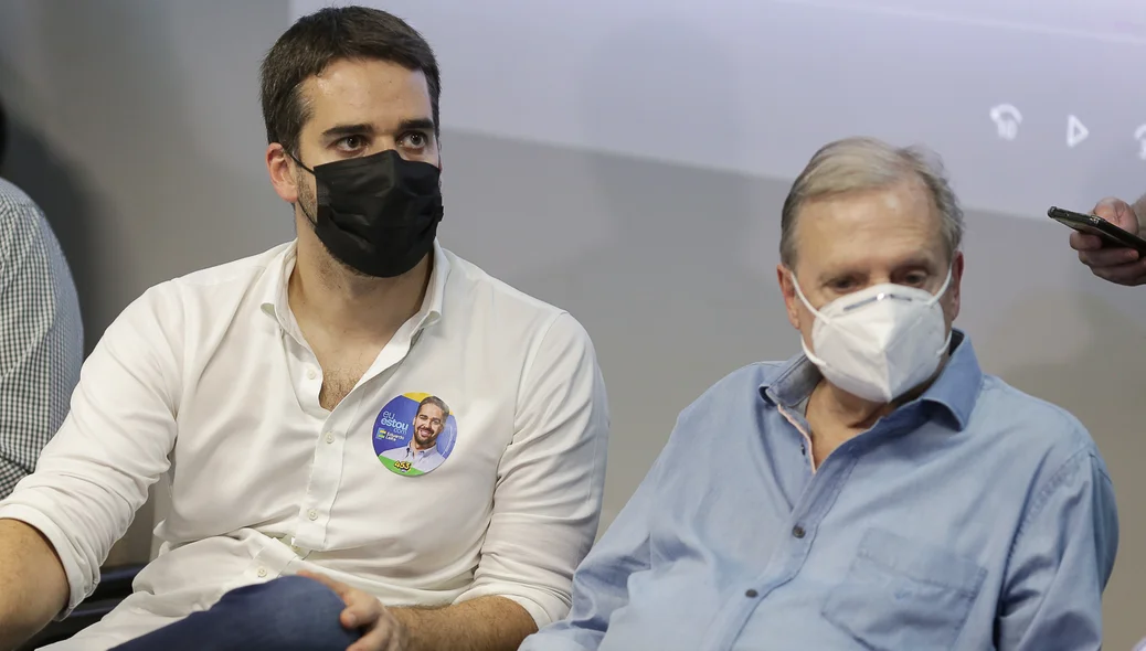 Eduardo Leite e Tasso Jereissati