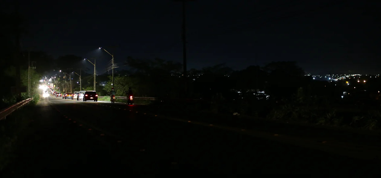 Falta de iluminação