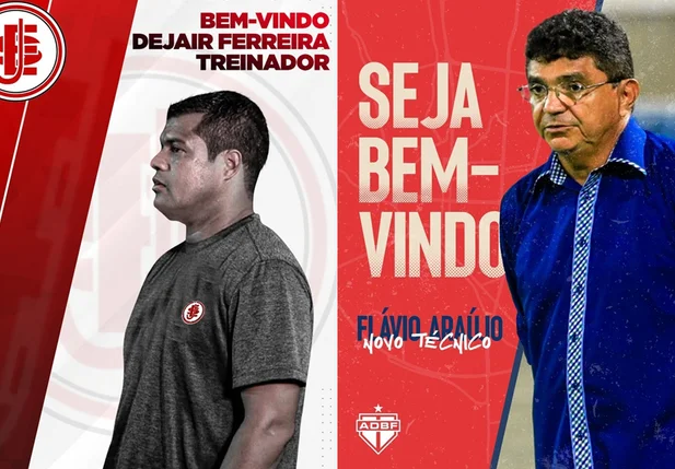 Flávio Araújo e Dejair Ferreira, vitoriosos na Série B anunciam com Bahia de Feira e Juventude Samas.