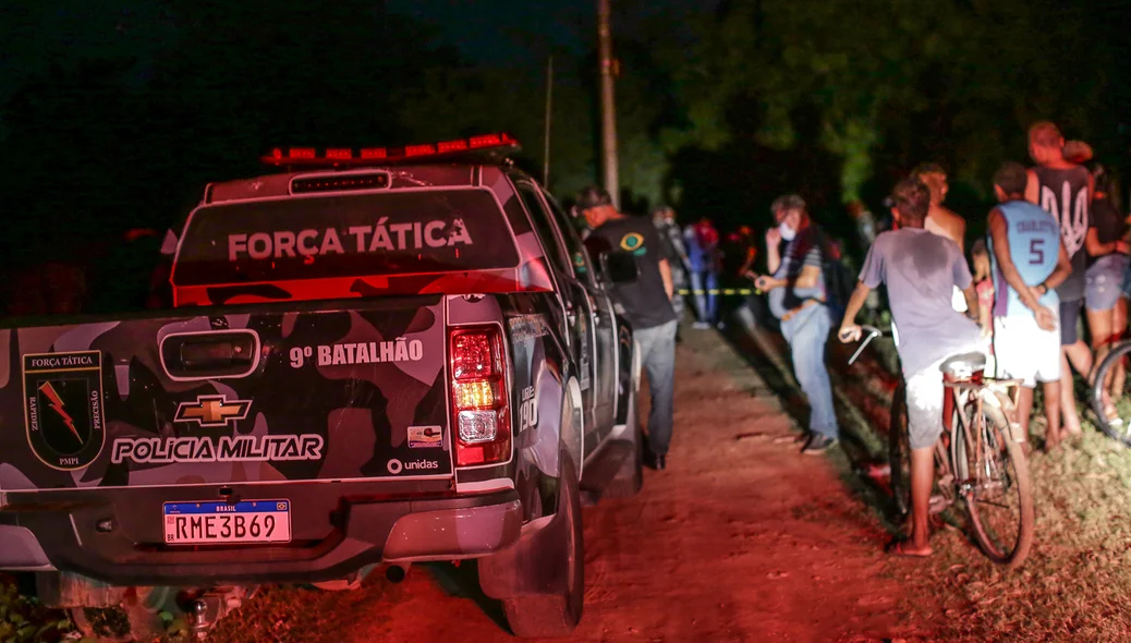 Força tática no local