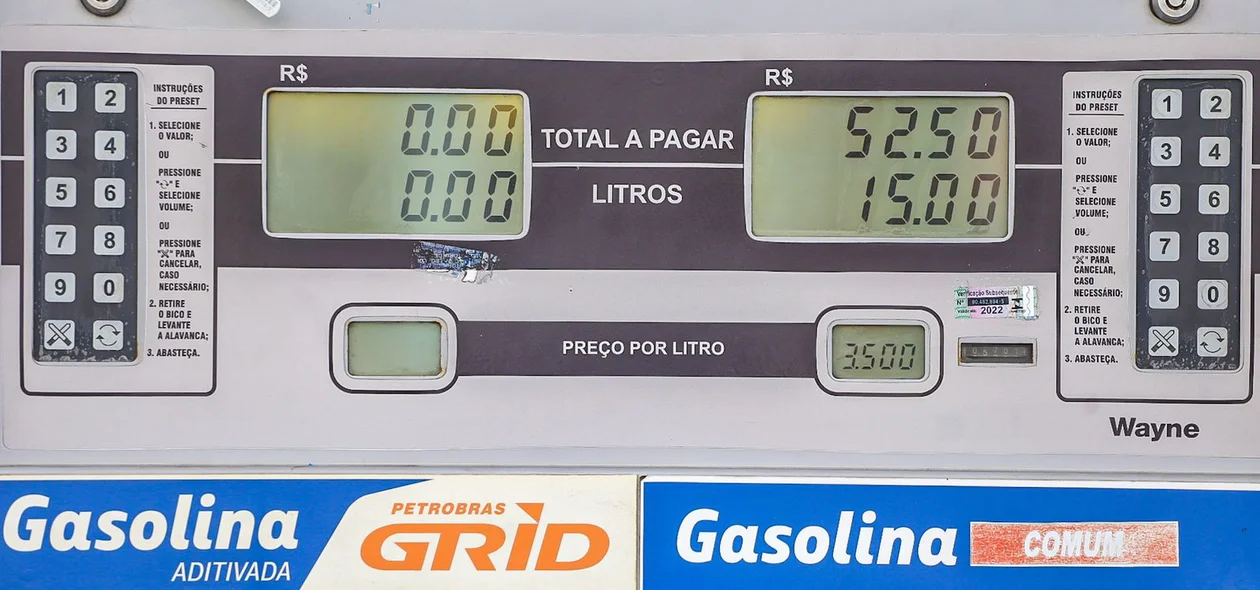 Gasolina foi vendida a R$ 3,50