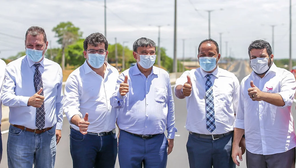Joaquim Caldas, Rafael Fonteles, Wellington Dias, Castro Neto, Enzo Samuel e Deolindo