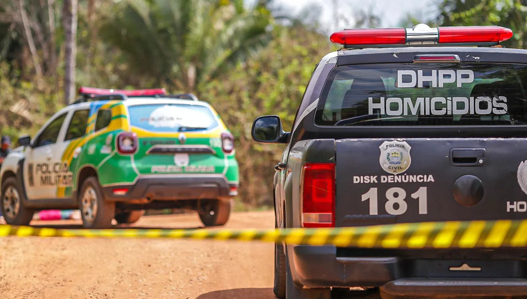 Local do crime foi isolado pela Polícia Militar