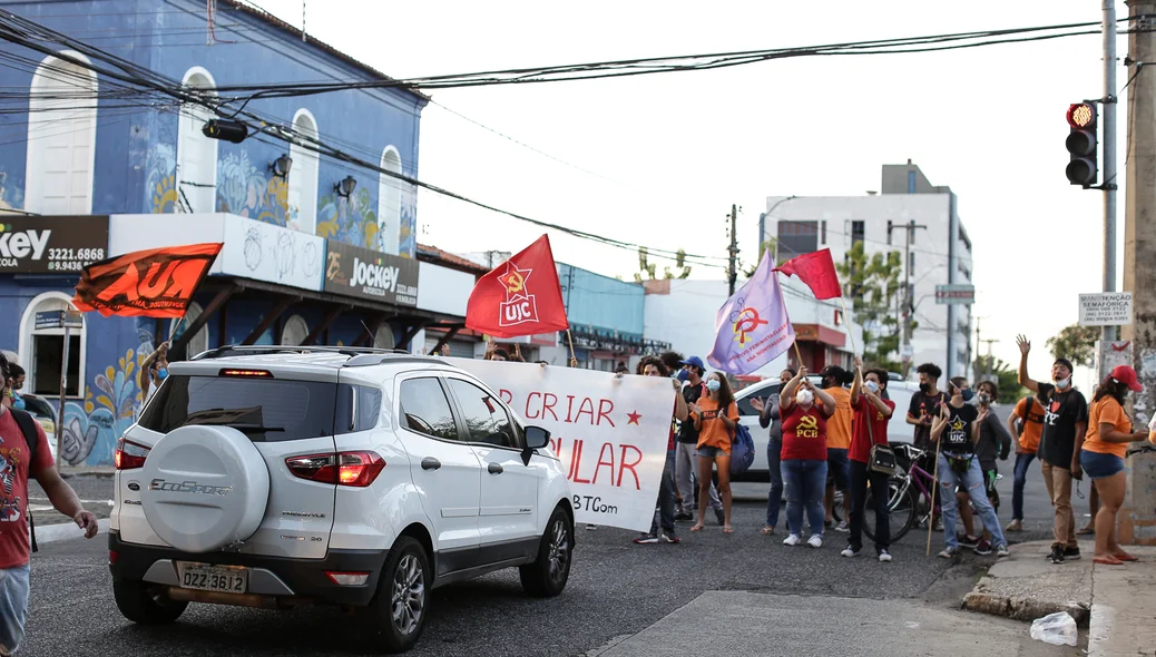 Manifestação aconteceu nessa quarta-feira