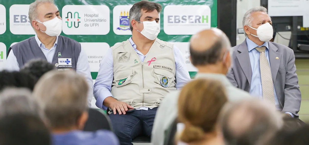 Marcelo Queiroga, Ciro Nogueira e Gildásio Guedes