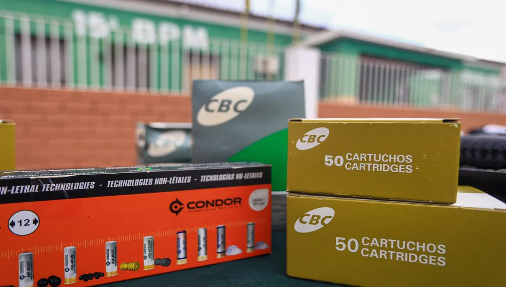 Materiais recebidos pelo Batalhão de Campo Maior