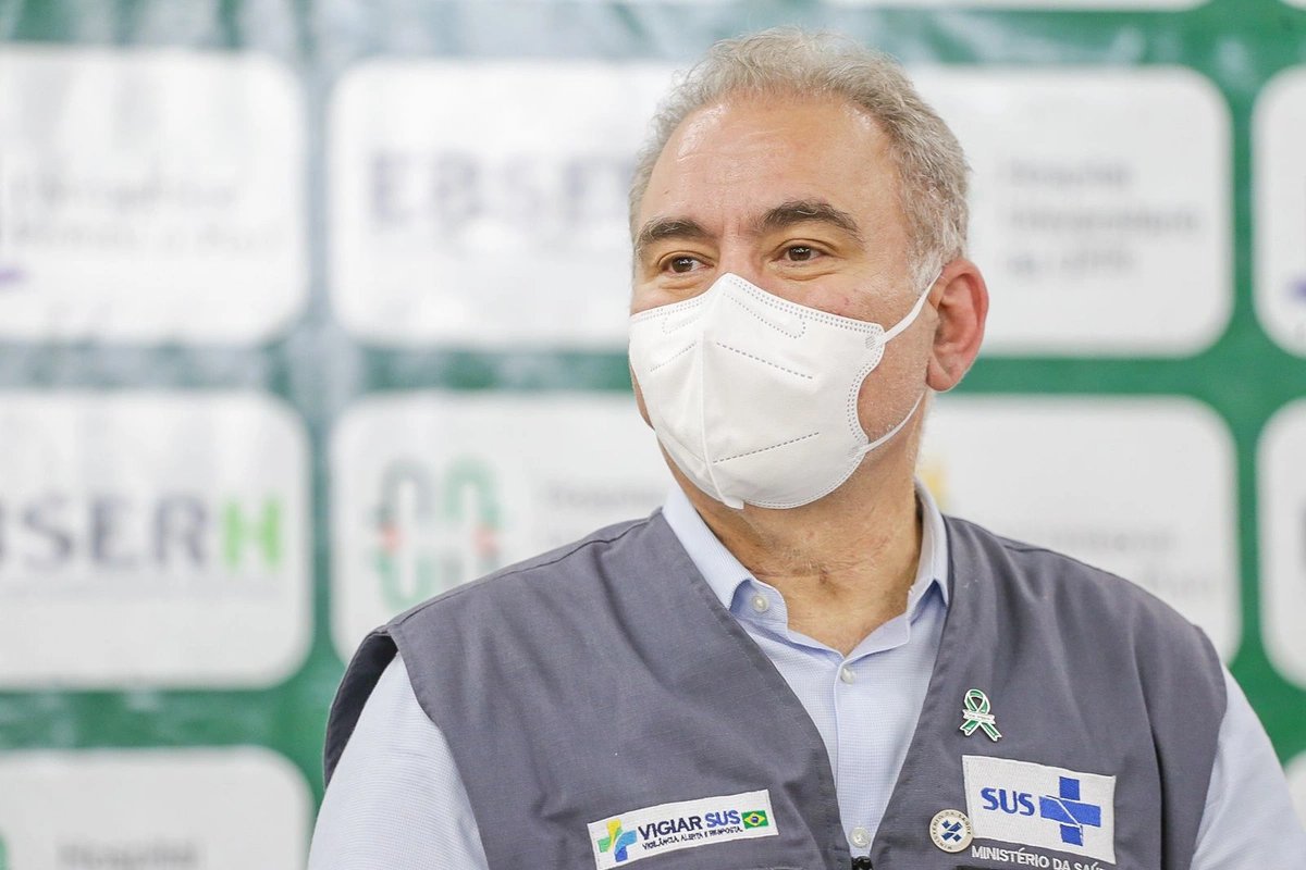 Ministro da Saúde, Marcelo Queiroga