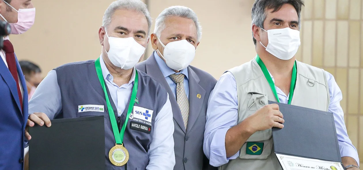 Ministros Marcelo Queiroga e Ciro Nogueira são homenageados em Teresina