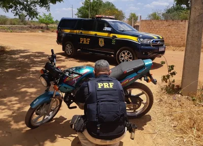 Motocicleta apreendida
