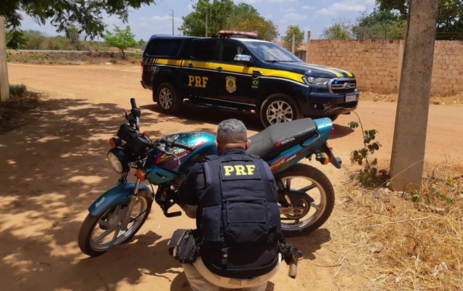 Motocicleta apreendida