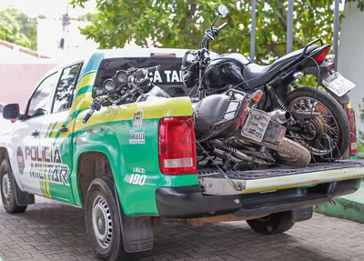 Motocicletas apreendidas pela Força Tarefa