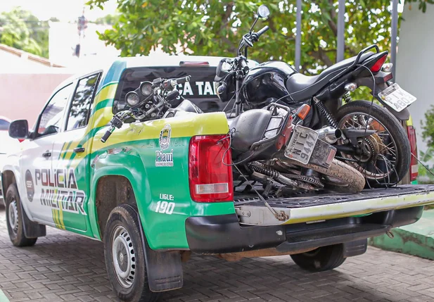 Motocicletas apreendidas pela Força Tarefa