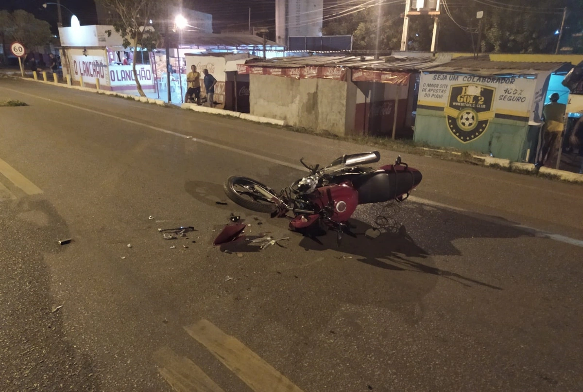 Motociclista ficou ferido
