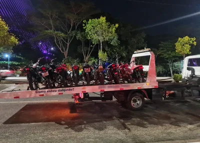 Motos apreendidas