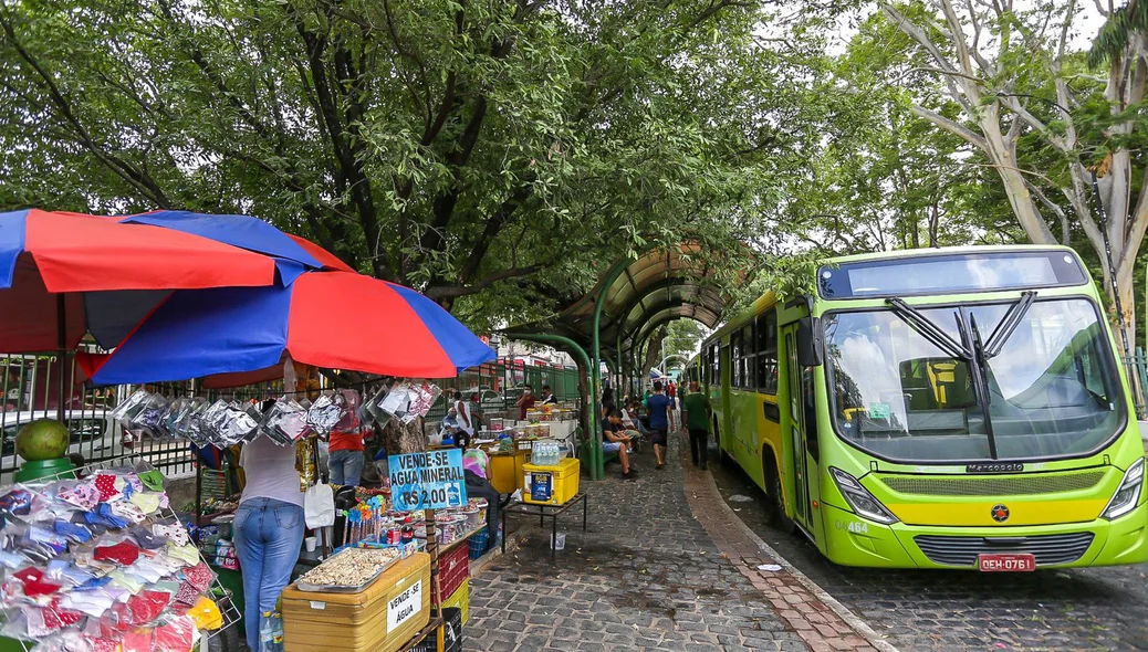 Movimentação durante greve dos ônibus em Teresina