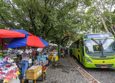 Movimentação durante greve dos ônibus em Teresina