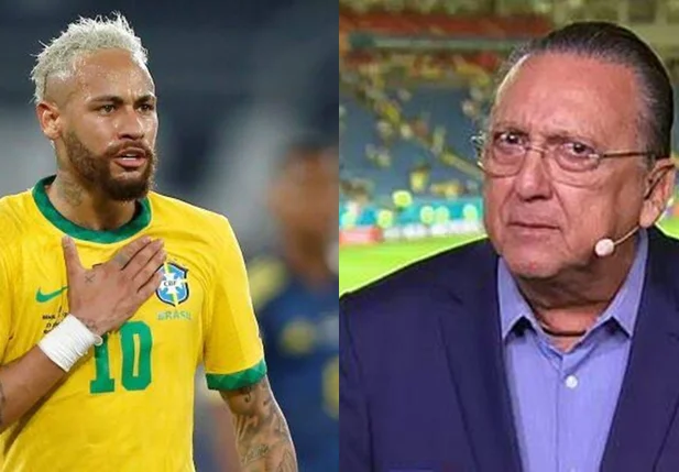 Neymar Júnior e Galvão Bueno